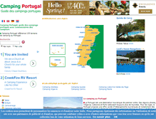 Tablet Screenshot of camping-portugal.net